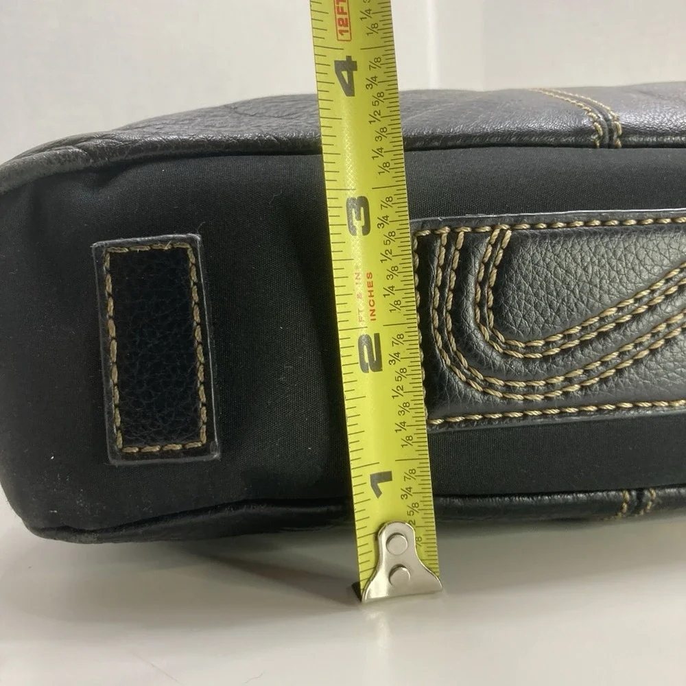 The‎ Sak Black Shoulder Strap Pebbled Leather Soft Purse Bag